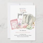 Spa-verjaardag, elke leeftijd, verjaardag, Spa-fee Kaart (Voorkant)