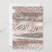 Spa verjaardag luxe safari ontwerp kaart (Achterkant)