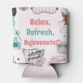 Spa Verjaardag Pamper Party Verjaardag Blikjeskoeler (Achterkant)