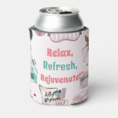 Spa Verjaardag Pamper Party Verjaardag Blikjeskoeler (Blikje Achterkant)