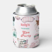 Spa Verjaardag Pamper Party Verjaardag Blikjeskoeler (Blikje Voorkant)