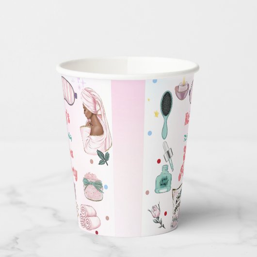 Spa Verjaardag Pamper Party Verjaardag Papieren Bekers (Links)