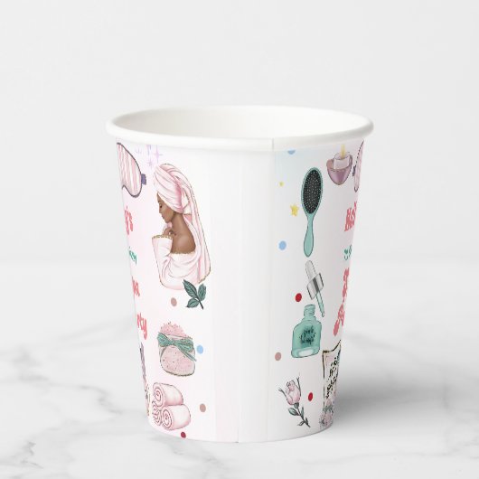 Spa Verjaardag Pamper Party Verjaardag Papieren Bekers (Rechts)