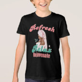 Spa Verjaardag Pamper Party Verjaardag Tri-Blend Shirt (Voorkant)