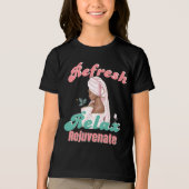 Spa Verjaardag Pamper Party Verjaardag Tri-Blend Shirt (Voorkant)