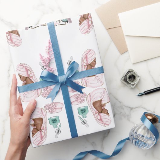 Spa Verjaardag Sleepover Pamper Verjaardagsfeest Cadeaupapier (Geschenken)