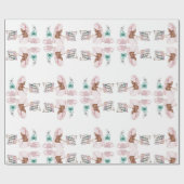 Spa Verjaardag Sleepover Pamper Verjaardagsfeest Cadeaupapier (Vlak)