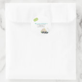 Spa verjaardagsfeest schoonheid favor sticker (Tas)