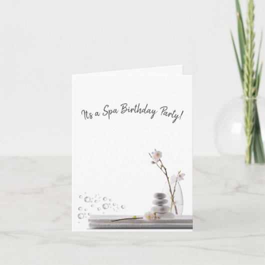 Spa verjaardagsfeestje (Voorkant)