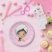 Spa verjaardagsfeestje papier borden papieren bordje (Feest)