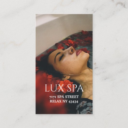Spa Visitekaartje (Voorkant)