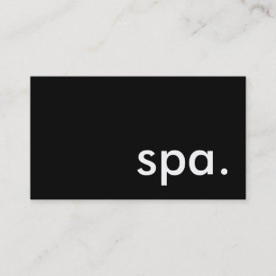 spa. visitekaartje