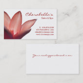 Spa - Visitekaartje voor massagetherapie met salon Afsprakenkaartje (Voorkant / Achterkant)