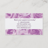 Spa - Visitekaartje voor zalonroze rozen (Achterkant)