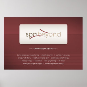 Spa voorbij Poster