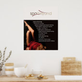 Spa voorbij Poster venster (Keuken)