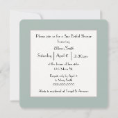 Spa Vrijgezellenfeest met orchideeën en kaarsen Kaart (Achterkant)