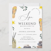 Spa Weekend Bachelorette Girl's Day Wellness Kaart (Voorkant)