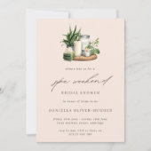 Spa Weekend Bruidsfeest Weekend QR Code Kaart (Voorkant)