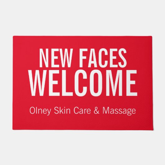 SPA Welkomstbericht Deurmat (Voorkant)