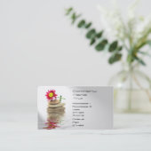 SPA, Wellness, Massage Visitekaartje (Staand voorkant)