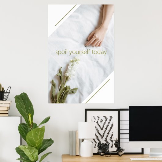 Spa Wellness Wall Art Poster (Thuiskantoor)