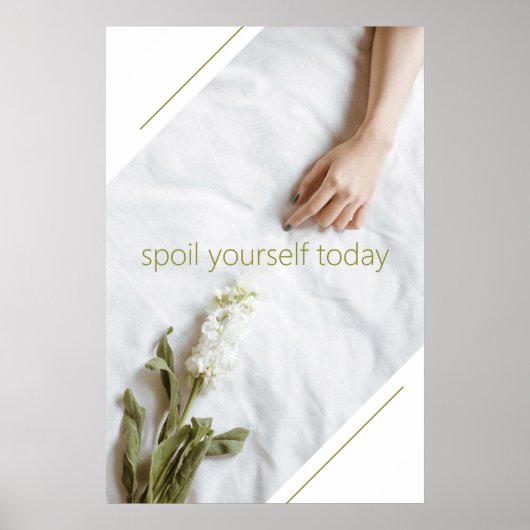 Spa Wellness Wall Art Poster (Voorkant)