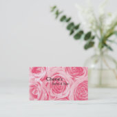 Spa - Zout Visitekaartje voor bleekroze roze rozen (Staand voorkant)