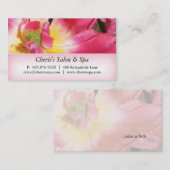 Spa - Zoutroze ventilator 1 Visitekaartje (Voorkant / Achterkant)