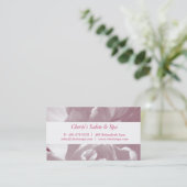 Spa - Zoutroze Visitekaartje (Staand voorkant)