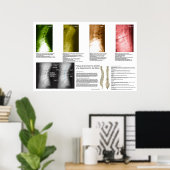 Spaandegeneratie Poster in Spaanstalige fase (Thuiskantoor)