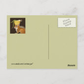 spaanders met maïs- en scallion pet-briefkaart briefkaart (Achterkant)