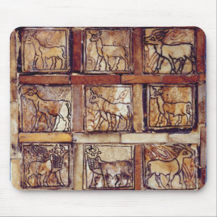 Spaanplaat, velddieren en bos muismat