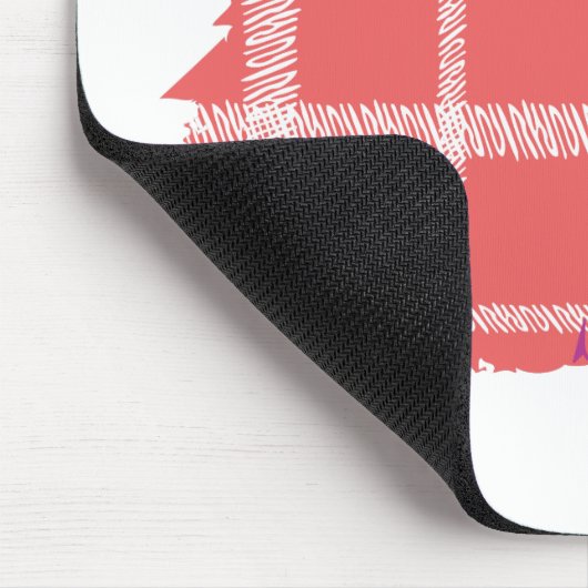 Spaanroze 2 muismat (Hoek)