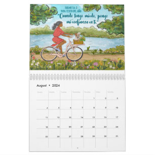 Spaans 2024 Jaar Tekst PS 56:3 Kalender