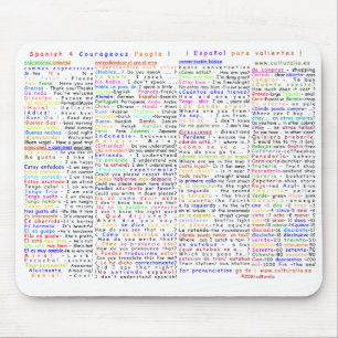 Spaans 4 moedige mensen muismat