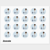 Spaans admiraal First Community boy Ronde Sticker (Vel)