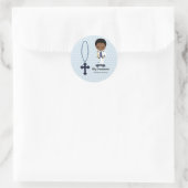 Spaans admiraal First Community boy Ronde Sticker (Tas)