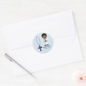 Spaans admiraal First Community boy Ronde Sticker (Envelop)