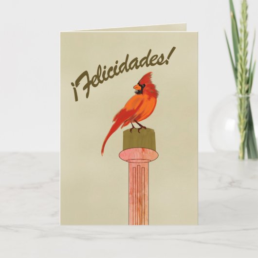 Spaans Afstuderen Kaart (Voorkant)