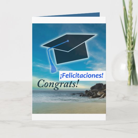 Spaans Afstuderen Kaart Felicitaciones (Voorkant)