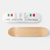 Spaans Alphabet Skateboard (Horizontaal)