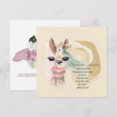 Spaans Altijd blij wenskaart (Voorkant / Achterkant)