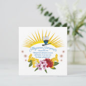 Spaans Altijd blij wenskaart (Staand voorkant)