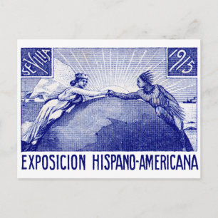 Spaans Amerikaans Expo Poster 1915 Briefkaart