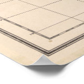  Spaans-Amerikaanse oorlogskaart in het zuidelijk  Poster (Hoek)