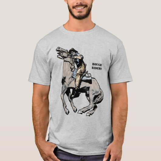 Spaans-Amerikaanse oorlogstriest Rough Riders Sold T-shirt (Voorkant)