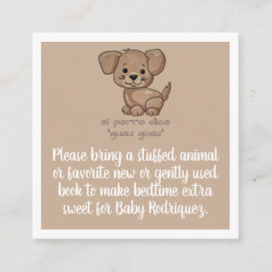Spaans Animal Sounds Baby shower Behuizing Kaart