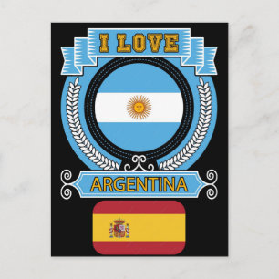 Spaans Argentijns Half Spanje Argentinië Espana Ar Briefkaart