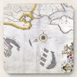 SPAANS ARMADA, 1588 2 BIER ONDERZETTER